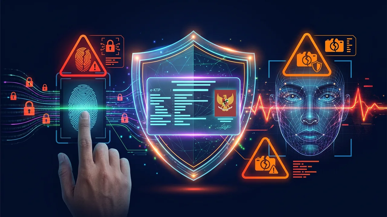 Risiko Keamanan Biometrik: Sidik Jari, Wajah, dan Data e-KTP di Era Deepfake